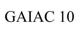 GAIAC 10 trademark