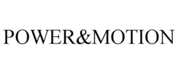 POWER&MOTION trademark
