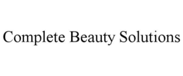 COMPLETE BEAUTY SOLUTIONS trademark