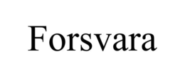 FORSVARA trademark