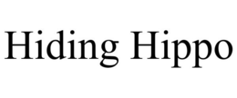 HIDING HIPPO trademark
