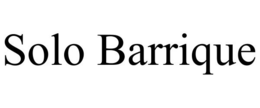 SOLO BARRIQUE trademark