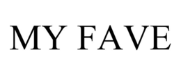 MY FAVE trademark