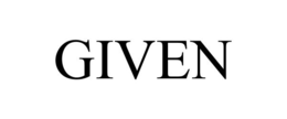 GIVEN trademark