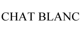 CHAT BLANC trademark