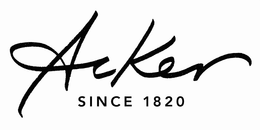 ACKER SINCE 1820 trademark