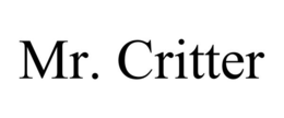 MR. CRITTER trademark