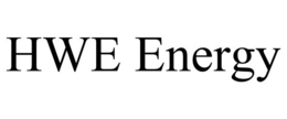 HWE ENERGY trademark