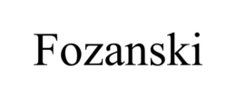 FOZANSKI trademark
