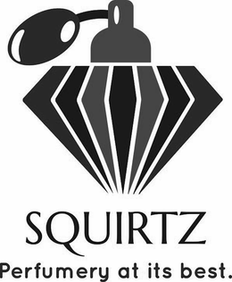 SQUIRTZ PERFUMERY AT ITS BEST. trademark