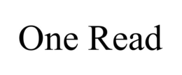 ONE READ trademark