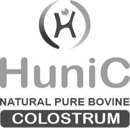 H HUNIC NATURAL PURE BOVINE COLOSTRUM trademark