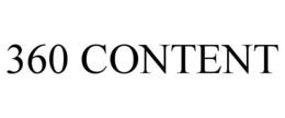 360 CONTENT trademark