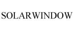 SOLARWINDOW trademark