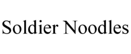 SOLDIER NOODLES trademark