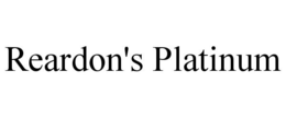 REARDON'S PLATINUM trademark