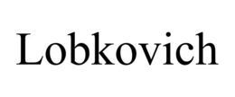 LOBKOVICH trademark
