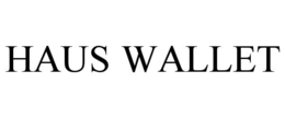 HAUS WALLET trademark