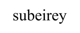 SUBEIREY trademark