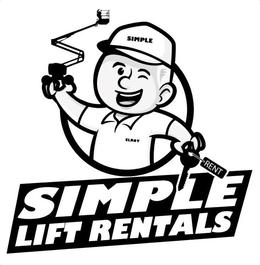 SIMPLE LIFT RENTALS SIMPLE ELROY RENT trademark