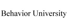 BEHAVIOR UNIVERSITY trademark