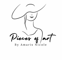 PIECES OF ART BY AMARIS NICOLE trademark