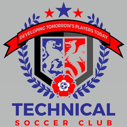 DEVELOPING TOMORROW'S PLAYERS TODAY TECHNICAL SOCCER CLUB trademark