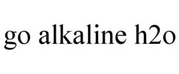 GO ALKALINE H2O trademark