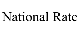 NATIONAL RATE trademark