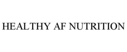 HEALTHY AF NUTRITION trademark
