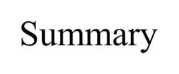 SUMMARY trademark