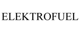 ELEKTROFUEL trademark