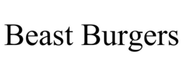 BEAST BURGERS trademark