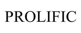 PROLIFIC trademark