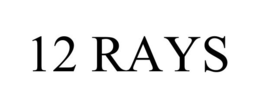 12 RAYS trademark