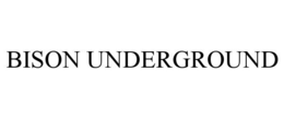 BISON UNDERGROUND trademark