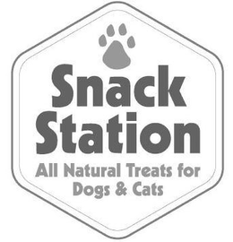 SNACK STATION ALL NATURAL TREATS FOR DOGS & CATS trademark