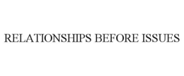 RELATIONSHIPS BEFORE ISSUES trademark