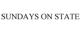 SUNDAYS ON STATE trademark