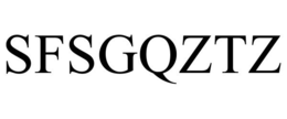 SFSGQZTZ trademark
