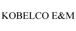 KOBELCO E&M trademark
