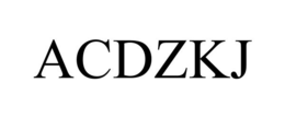 ACDZKJ trademark