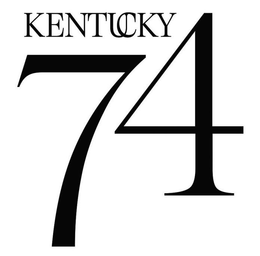 KENTUCKY 74 trademark