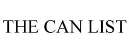 THE CAN LIST trademark