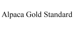 ALPACA GOLD STANDARD trademark