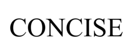 CONCISE trademark