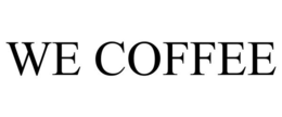 WE COFFEE trademark