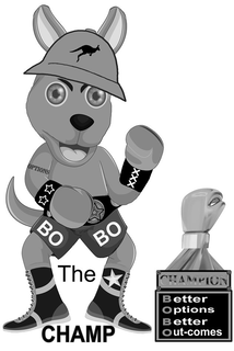 OPTIONS BOBO THE CHAMP CHAMPION BETTER OPTION BETTER OUT-COMES trademark