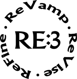 REVAMP REVISE REFINE RE:3 trademark