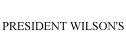 PRESIDENT WILSON'S trademark